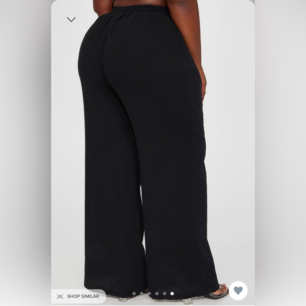 Black cover up pant